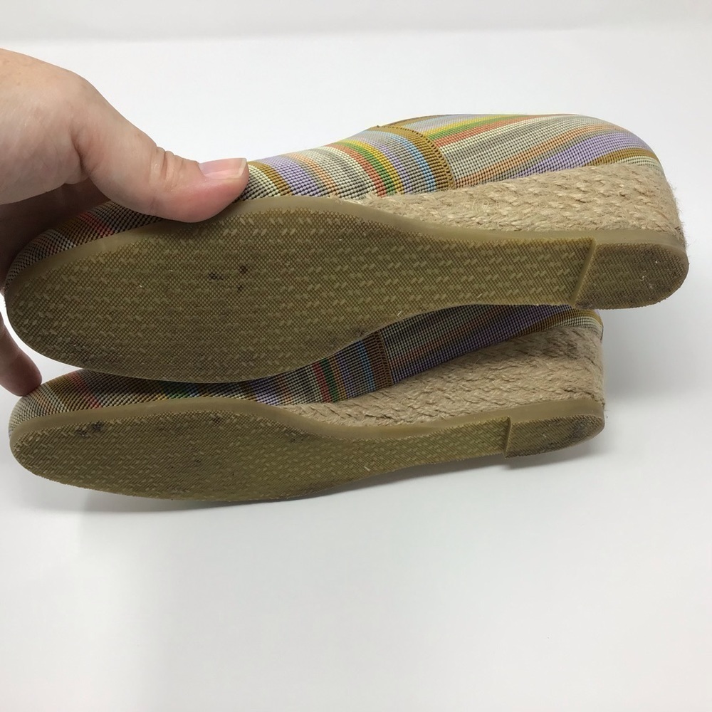 SAS Becky Slip On Jute Wrapped Wedge Tan Size 9 - Picture 4 of 7